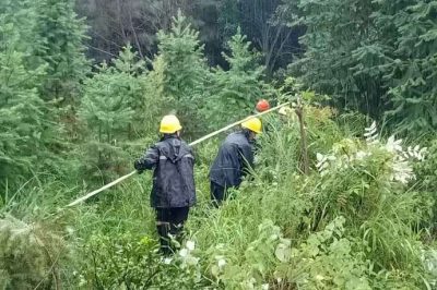 過泥濘，涉洪水，穿山谷，冒雨巡線護電，第一時間處理災(zāi)情險情