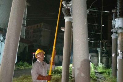 變電運維對檀雷桔南I線，檀雷桔南II線停電操作，配合線路零點搶修