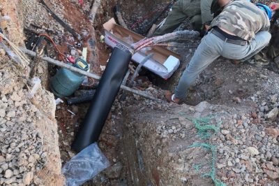 祁陽縣供電公司借助專業(yè)電纜故障查找儀找到深埋在地下的電纜中間接頭絕緣擊穿故障點 祁陽縣供電公司借助專業(yè)電纜故障查找儀找到深埋在地下的電纜中間接頭絕緣擊穿故障點