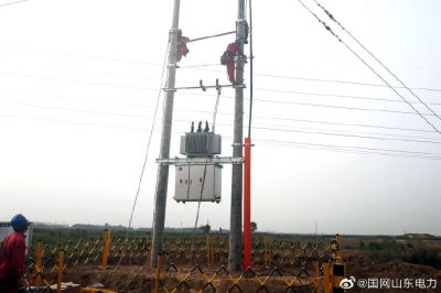 鹽窩鎮(zhèn)養(yǎng)殖示范小區(qū)配電網(wǎng)安裝變壓器3臺(tái)，容量共計(jì)1000千伏安