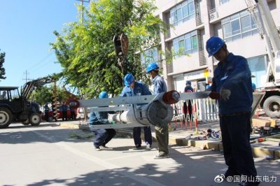 高唐縣供電公司對10千伏卅東線后辛支線全部絕緣化處理 高唐縣供電公司對10千伏卅東線后辛支線全部絕緣化處理