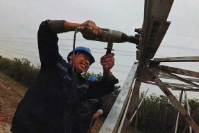 西安高新330千伏線路工程第二輪施工完工 西安高新330千伏線路工程第二輪施工完工