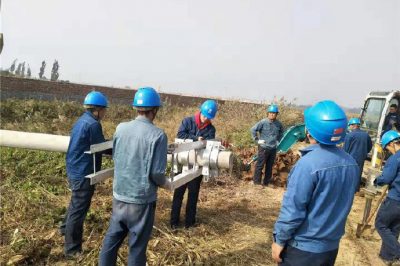 10千伏李莊煤改電分支線(xiàn)架設(shè)工程