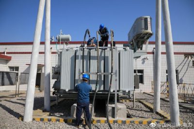 35千伏大路口變電站進行改造升級 35千伏大路口變電站進行改造升級