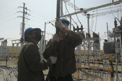 35千伏萬善變電站開展簡易站改造工程 35千伏萬善變電站開展簡易站改造工程