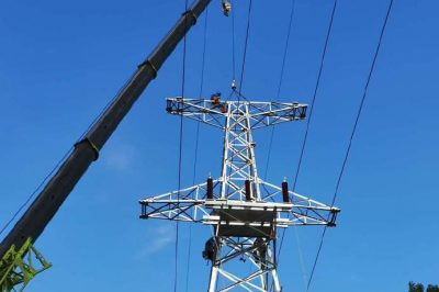 平邑縣供電公司對110千伏山石線進(jìn)行檢修改造 平邑縣供電公司對110千伏山石線進(jìn)行檢修改造