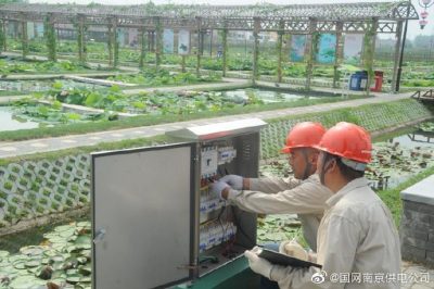 國(guó)網(wǎng)南京市江北新區(qū)供電公司安裝變壓器、環(huán)網(wǎng)柜、配電箱等配電設(shè)備