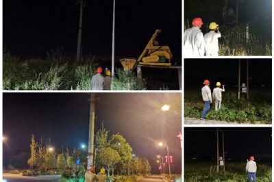 對10千伏君新線用電量大的專變臺區(qū)、斷路器、電纜頭開展常態(tài)化測溫工作