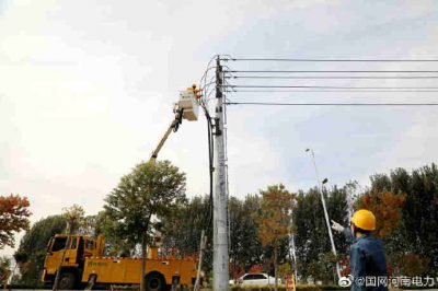 因設(shè)備線夾斷裂造成停電