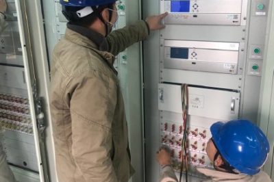 在500千伏上黨變進行6號主變驗收工作 在500千伏上黨變進行6號主變驗收工作