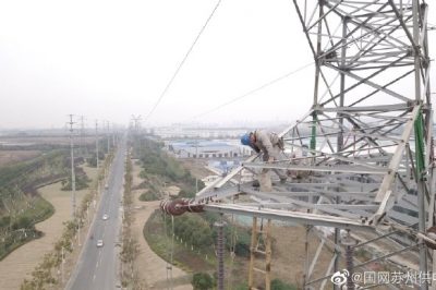 110千伏線路和一條220千伏線路上安裝各類傳感器647個(gè)