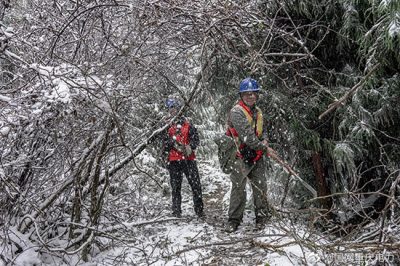 110千伏濤中線連接涪陵白濤變電站和武隆中堡灣變電站