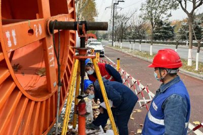 110千伏杜城輸電線路工程井然有序的開展著電纜敷設(shè) 110千伏杜城輸電線路工程井然有序的開展著電纜敷設(shè)